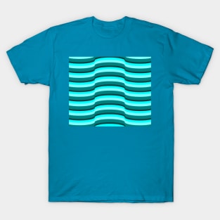 Op Art Teal T-Shirt